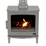 Carron 5kW ECO Multi Fuel / Wood Burning Stove - Sage Green Enamel